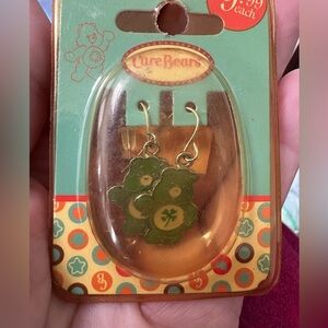 Vintage Good Luck Care Bear earrings
